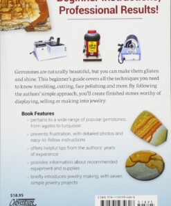 Gemstone Tumbling, Cutting, Drilling & Cabochon Making: A Simple Guide to Finishing Rough Stones 5 816O5H9RrfL