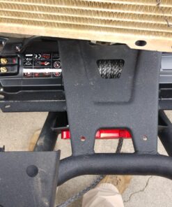 WARN 101140 AXON 45-S Powersports Winch With Spydura Synthetic Rope and HUB Wireless Receiver: 1/4" Diameter x 50' Length, 2.25 Ton (4,500 lb) Pulling Capacity No Size 31 816PP6rJojL