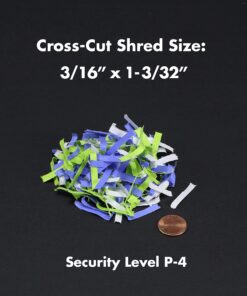 Aurora AU1262XA Anti-Jam 12-Sheet Crosscut Paper and CD/Credit Card Shredder, White/Gray 12-Sheet Crosscut White 17 816PaE VazS