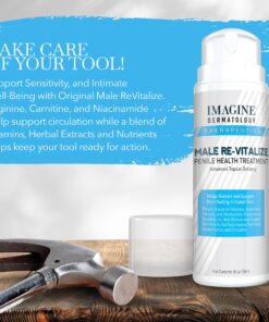 Imagine Dermatology Male Re-Vitalize Original Penile Health Cream for Men - Relieve, Restore and Support Skin - Moisturizer Penile Lotion - Large Value Size (5fl oz/150ml) ORIGINAL 5.0 fl oz 11 816PdFr8OJL