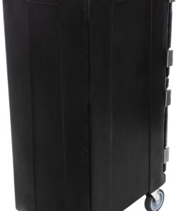 Carlisle FoodService Products Cateraide Insulated Front Loading Food Pan Carrier Double Carrier with Casters and Handles for Catering, Events, And Restaurants, Plastic, 10 Full Pans, Black 24 816Pmzm9rS