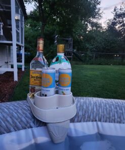 Intex PureSpa Cup Holder, Holds 2 Standard Size Beverage Containers and Refreshments 40 816QtlMS79L