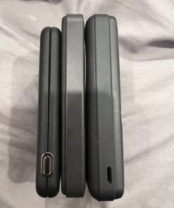 Anker Magnetic Battery (MagGo), 5,000 mAh Foldable Magnetic Wireless Portable Charger and USB-C for iPhone 15/15 Plus/15 Pro/15 Pro Max, iPhone 14/13 Series (Interstellar Gray) Interstellar Gray 53 816REvf8rQL