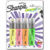 SHARPIE Clear View Highlighters, Chisel Tip, Assorted Colors, 4 Count 4 Count Assorted