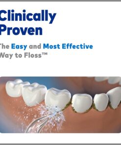 Waterpik Water Flosser Cordless Dental Oral Irrigator for Teeth with Portable Travel Bag and 3 Jet Tips, Cordless Freedom ADA Accepted, WF-03, White 17 816TCEqwREL