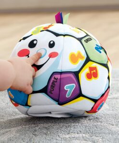 Fisher-Price Laugh & Learn Baby Musical Learning Toy, Singin’ Soccer Ball Plush With Songs Sounds & Phrases For Ages 6+ Months Retail Packaging 18 816Uk9XQ3lL