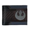 Star Wars Rebel Emblem Logo Mix Material Bi-fold Gift Boxed Wallet (Brown) 73 816WI LATdL