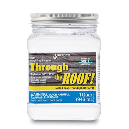 Sashco Quart Clear Roof Sealant,14003