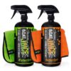Boat Juice Boat Cleaning Kit - Exterior Boat Cleaner Water Spot Remover, Interior Boat Cleaner for Seats and Vinyl, 2 Microfiber Towels - Boat Cleaning and Detailing Supplies (Kit) 6 816X4QsmUVL