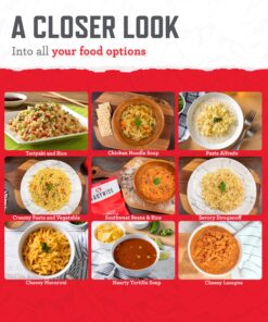 READYWISE - Entrée Grab & Go Bucket, 60 Servings, Emergency, MRE Supply, Premade, Freeze Dried Survival Food for Hiking, Adventure & Camping Essentials, Individually Packaged, 25 Year Shelf Life 60 Servings - Entrée Bucket 17 816XFW1GeiL