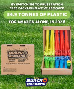 Bunch O Balloons – Instant Water Balloons – Blue (3 bunches – 100 Total Water Balloons) 11 816XHHZSQjL