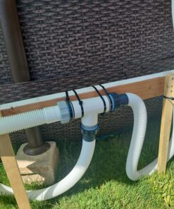 GAME 4560 40mm Hose to 1 1/2 Inch Inlet/Outlet, Adapter Conversion Kit (For Intex & Bestway Pools), 2 Count (Pack of 1) ,Grey 45 816Y6ShSmyL