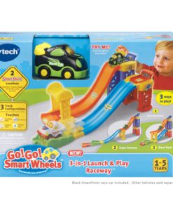 VTech Go! Go! Smart Wheels 3-in-1 Launch and Play Raceway 26 816Zurno8qL