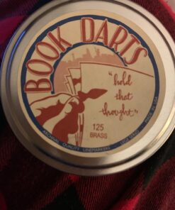 Book Darts 125 Count Tin Brass Bookmarks - Line Book Markers 35 816ahePvj0L