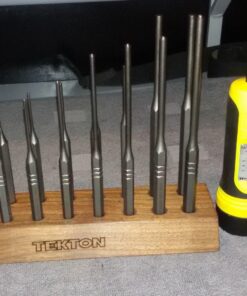TEKTON Punch Set with Walnut Block (18-Piece) | 66564 Gunsmith Punch Set 57 816ahua7LdL