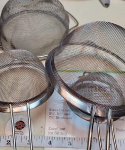 Cuisinart Mesh Strainers, 3 Pack Set, CTG-00-3MS Silver 45 816aiaKSSL