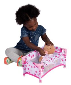 Alternative view of Manhattan Toy Baby Stella Take Along Baby Doll Crib Accessory Set for 12" and 15" Soft Dolls
