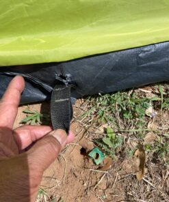 CORE 6 Person Instant Cabin Tent | Portable Large Pop Up Tent with Easy 60 Second Camp Setup for Family Camping | Included Hanging Organizer for Outdoor Camping Accessories Light Gray/Green 39 816bpiK8w6L