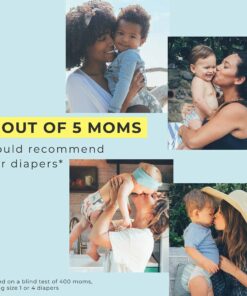 The Honest Company Clean Conscious Overnight Diapers | Plant-Based, Sustainable | Sleepy Sheep | Club Box, Size 4 (22-37 lbs), 54 Count Size 4 (54 Count) 20 816bqy3YeL