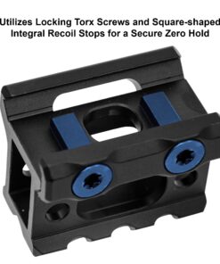 3-slot Slim Picatinny Short Riser Mount 1" High, 3 Slots, Black 27 816dBdyJQlL