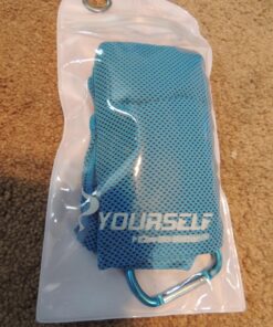 SYOURSELF Cooling Towel, Cooling Towels for Neck,40" x 12"Ice Towel for Instant Cooling Relief, Soft Breathable Chilly Towel, Perfect Yoga, Golf, Sports, Gym, Workout, Athletes Towel (1PC-Blue) Blue 26 816dL43IHJL