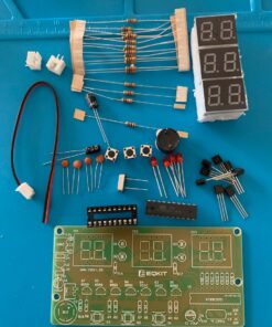 IS Soldering Project Clock, Icstation 6-Bit Digital Clock Soldering Kit DIY Soldering Practice for School Science Projects Student STEM Learning Teaching 68 816evDWTHTL