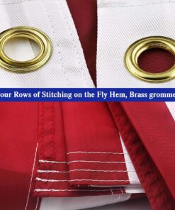 VSVO US American Flag 4x6 Ft - Heavy Duty 300D Oxford Nylon Embroidered US Flags, Embroidered Stars, Sewn Stripes, Indoor/Outdoor, Vibrant Colors, Brass Grommets USA 21 816fZpNk7aL