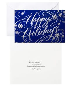 Hallmark Holiday Boxed Cards, Happy Holidays (40 Cards with Envelopes) 40ct Blue Happy Holidays Cards 23 816gnfoOZCL