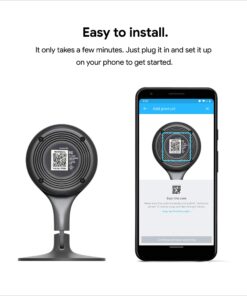 Google Nest Cam Indoor - 1st Generation - Wired Indoor Camera - Control with Your Phone and Get Mobile Alerts - Surveillance Camera with 24/7 Live Video and Night Vision 1st Gen 1 Count (Pack of 1) Nest Cam (Indoor, Wired) 41 816gxkQJ 7L