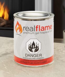 Real Flame Gel Fuel Cans - 24-Pack - Gelled Isopropyl Alcohol for Indoor or Outdoor Fireplaces 16 816iQHXZSL 1