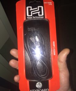 Hosa MID-305BK 5-Pin DIN to 5-Pin DIN MIDI Cable, 5 Feet 1 Count (Pack of 1) 10 816ij4pSjIL