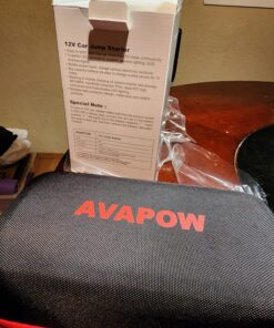 AVAPOW 6000A Car Battery Jump Starter(for All Gas or up to 12L Diesel) Powerful Starter with Dual USB Quick Charge and DC Output,12V Pack Built-in LED Bright Light 48 816j8aaOL