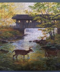 SUNSOUT INC - Rock Creek Crossing - 500 pc Jigsaw Puzzle by Artist: Persis Clayton Weirs - Finished Size 18" x 24" - MPN# 51979 12 816jppDf4SL