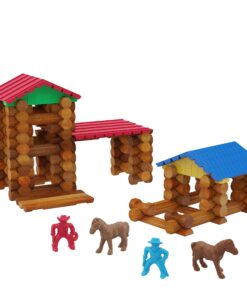 Lincoln Logs Centennial Edition Tin Amazon Exclusive-150+ Pieces-Real Wood-Ages 3+-Best Retro Building Gift Set for Boys/Girls-Creative Construction Engineering-Top Blocks Kit-Preschool Education Toy 39 816k7tWE3wL