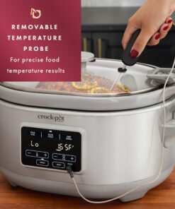 Crockpot™ 7-Quart Cook & Carry™ Slow Cooker with Sous Vide,Programmable, Stainless Steel 29 816kf0cGp5L