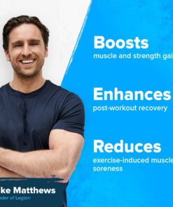 Legion Recharge Post Workout Supplement - All Natural Muscle Builder & Recovery Drink With Creatine Monohydrate. Naturally Sweetened & Flavored, Safe & Healthy. 60 Servings. (Fruit Punch, 60 Servings) Fruit Punch 60 Servings (Pack of 1) 21 816lLfj03kL 1