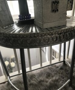 Diamond Flower Shape Mesh Wrap Roll Faux Rhinestone Crystal Ribbon 4" x 10 Yards (30 ft) … (Silver) Silver 37 816m11XuvCL