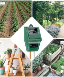 SONKIR Soil pH Meter, MS02 3-in-1 Soil Moisture/Light/pH Tester Gardening Tool Kits for Plant Care, Great for Garden, Lawn, Farm, Indoor & Outdoor Use (Green) 1 Pack 29 816my1H WbL