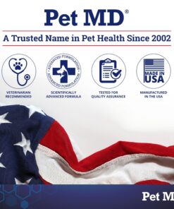 Pet MD Dog Breath Freshener Dental Wipes for Dogs - Tartar and Plaque Remover for Teeth Cleaning - Fresh Apple & Mint Scent Bad Breath Treatment for Dogs - 100 Count 26 816nJHWQtfL