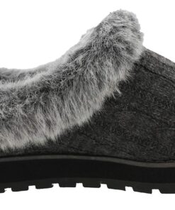 Skechers BOBS Women's Keepsakes - Ice Angel Slipper 6 Wide Charcoal 18 816o2 5rPxL 4