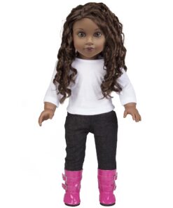 Dress Along Dolly 6pc Rainy Day 18" Doll Outfit- American Clothes & Accessories Set Includes Raincoat, Umbrella, Boots, Hat, Pants & Shirt- Perfect Holiday Girl Gift Set for Less 27 816o7YsAsBL