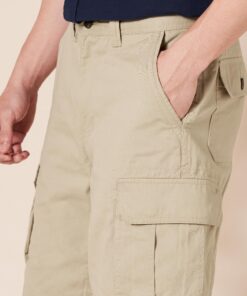Amazon Essentials Men's Classic-Fit Cargo Short (Available in Big & Tall) 40 Khaki Brown 12 816oXHdnk6L