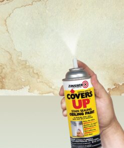 Zinnser 03688 Covers Up Stain Sealing Ceiling Paint, White 13 Ounce (Pack of 1) Spray Can 33 816pOmP7XMS