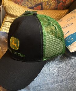 John Deere Farm State Pride Contrast Mesh Back Core Baseball Cap One Size Black/Green 37 816puK7qZQL