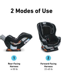 Alternative view of Graco Extend2Fit Convertible Car Seat, Ride Rear Facing Longer with Extend2Fit, Gotham