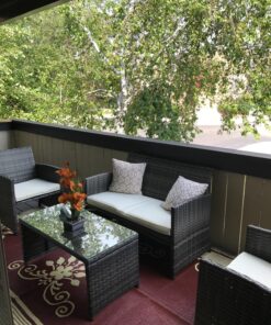 BalajeesUSA Outdoor Patio Rugs Clearance 6'x9' (183 cm x 274 cm) Red, Black, Lt Yellow, white 20171 6 ft x 9 ft Yellow, Chocolate, White 15 816uDmyQOL