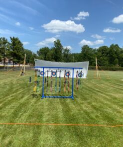 Orange Screw: The Ultimate Ground Anchor | Large 2 Pack Tent Stakes | Made in USA Orange 38 816uXGySaZL