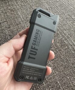 ASUS TUF Gaming A1 External M.2 NVMe SATA PCIe SSD Enclosure - USB-C, M.2 Q-Latch for Easy Installation, Drop Resistance, IP68 Water and dust Resistance, PS5 and Xbox Support,Black 20 816uxSclxBL