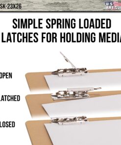 U.S. Art Supply 23" x 26" Artist Sketch Tote Board - Great for Classroom, Studio or Field Use 23"x26" 24 816vTzPMQ L