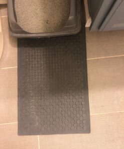 Petlinks Purr-fect Paws Multipurpose Cat Litter Mat - Gray, Medium,(Pack of 1) 44 816vsW F gL